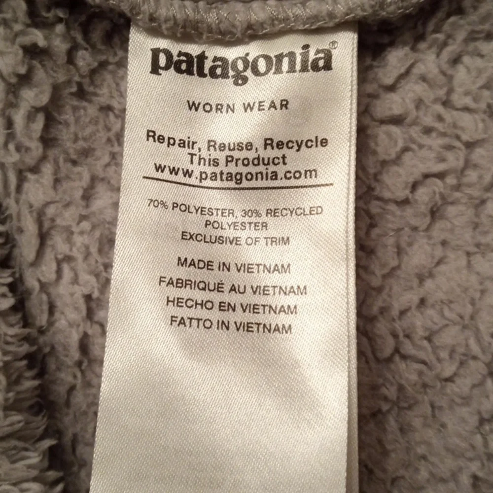 Patagonia Gray Quarter Zip Pullover Sweatshirt Women's Small